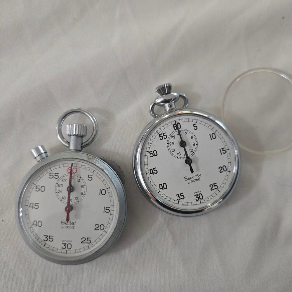 2 vintage pocket watch UNTESTED! - Picture 1 of 3